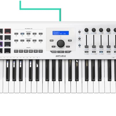 Arturia KeyLab 49 MkII Keyboard Controller (White)