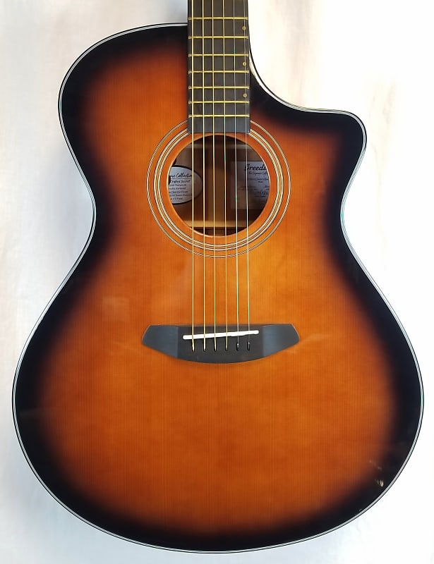 Breedlove Performer Concerto CE Bourbon Burst Acoustic Electric Guitar, All Solid Wood, Factory 2nd image 1