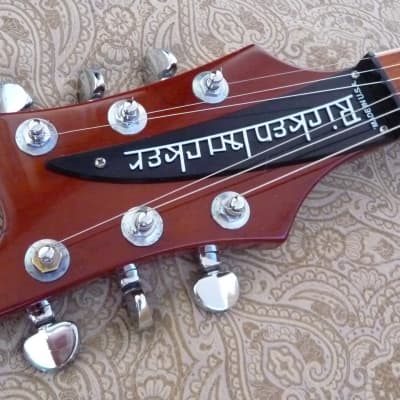 Vintage 1974 Rickenbacker 481 Guitar, Heavy Birdseye Maple, Beautiful RARE Walnut Brown Gloss Finish image 15