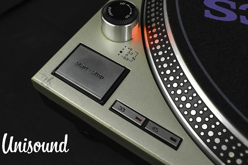 Technics SL-1200 MK3D Silver pair Direct Drive DJ Turntable