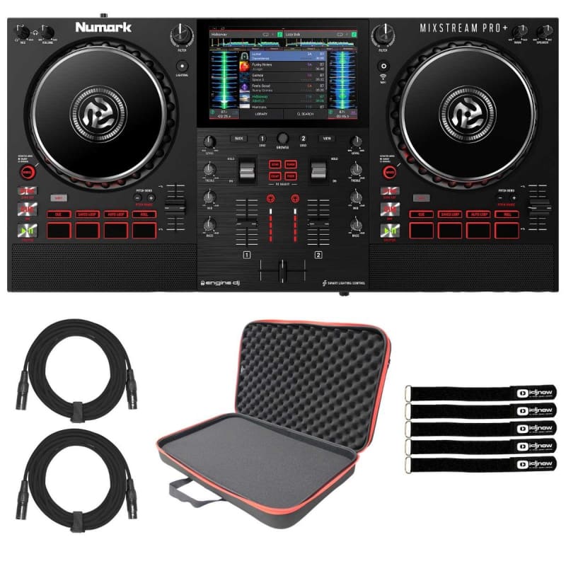 Numark MIXSTREAM PRO GO Streaming Battery Powered DJ Controller w