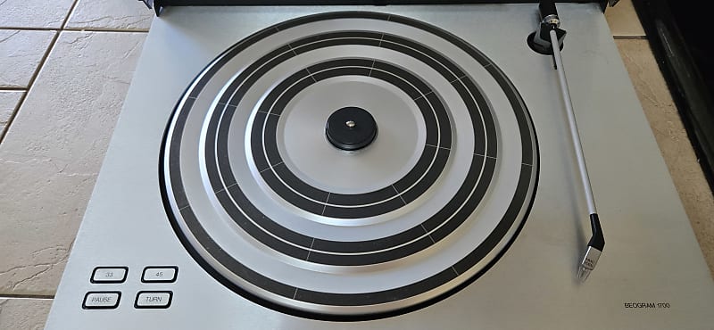 Rare and Awesome Bang &amp; Olufsen 1700 Turntable and Original Cartridge/Needle  			