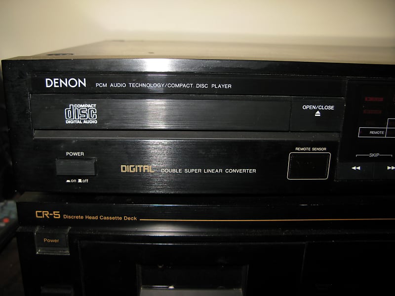 Denon DCD 1500 CD player 1986 black Reverb