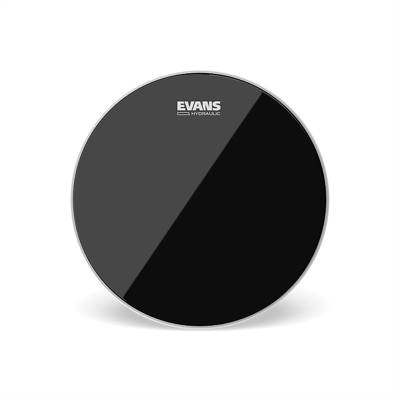 Evans Hydraulic Black Drum Head, 16 Inch Reverb