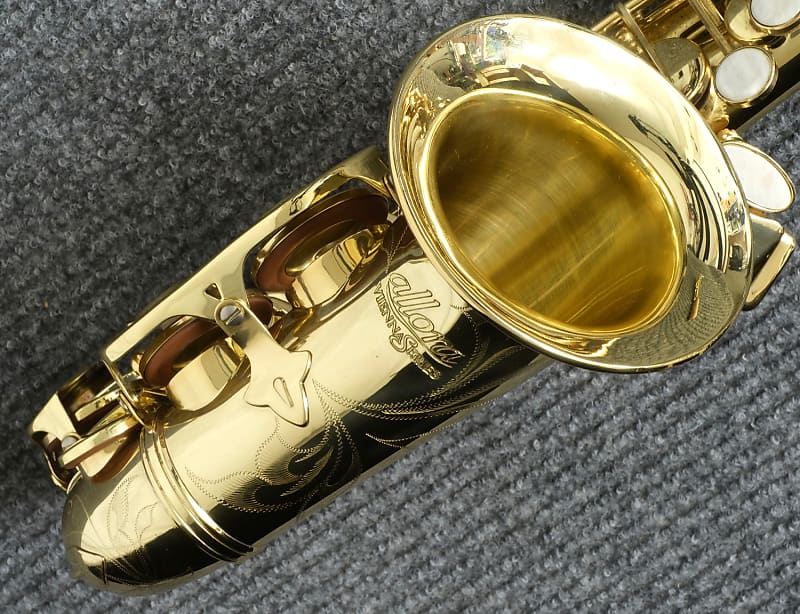 Allora Vienna Series AASC503 Curved Soprano Saxophone Minty Reverb