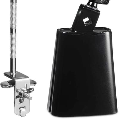 Latin Percussion City Cowbell with Mount (LP20NY-K) Black image 1