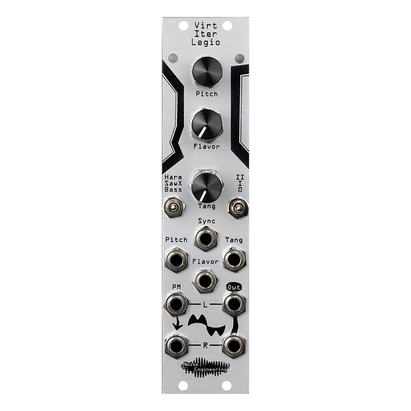 Noise Engineering Virt Iter Legio Eurorack Stereo Oscillator Module (Silver) image 1