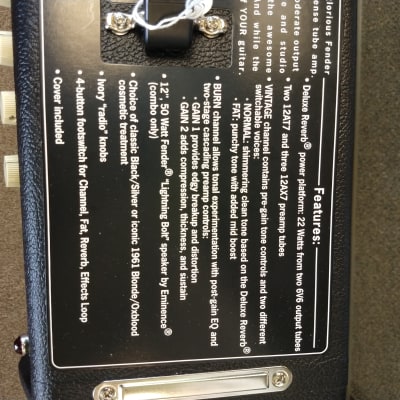 New Fender Super Sonic 22 Combo Amp Black image 4