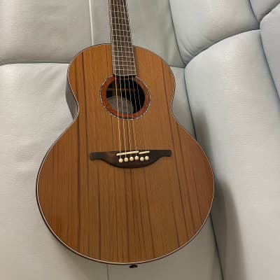 Hsienmo 38' S50  Solid Sequoia Sinker Top Solid Ziricote back&sides with hardcase (SOLD) image 5