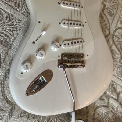 Fender American Original '50s Stratocaster Left-Handed with Maple Fretboard 2018 - 2022 - White Blonde image 2