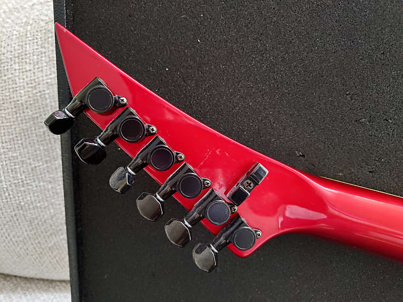 ESP Phoenix Custom - Lawsuit Headstock - 1987 - Candy Apple