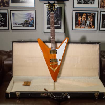 Gibson Guitar Of The Week #29 Reverse Flying V 2007 - Trans Amber for sale