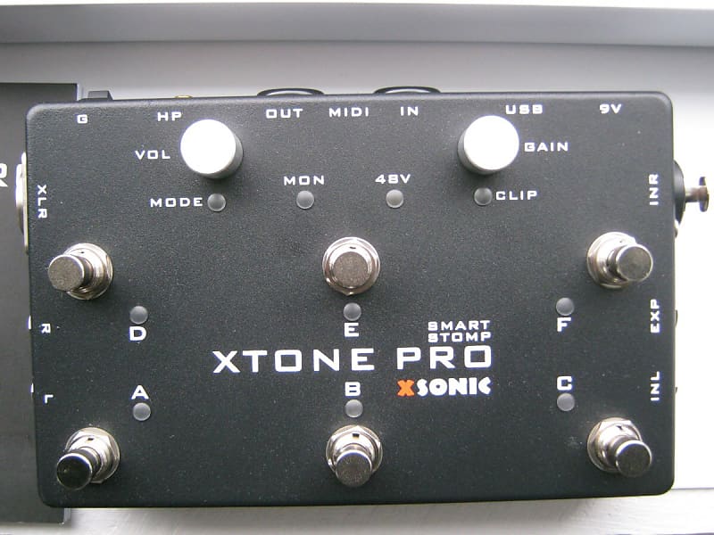 XSonic XTone Pro - Smart Stomp - Audio Interface Footswitch