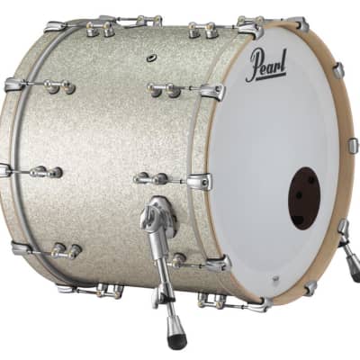 Pearl Music City Custom 18"x16" Reference Series Bass Drum w/o BB3 Mount SHADOW GREY SATIN MOIRE RF1816BX/C724 image 20