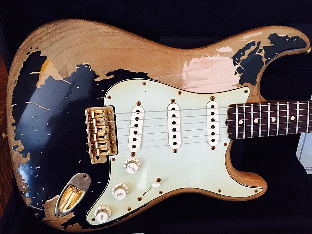 Fender Custom Shop Masterbuilt John Mayer Blk1 The Black One