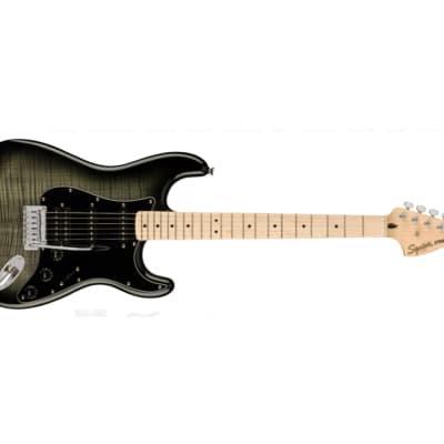 Used Squier Affinity Series Stratocaster FMT HSS - Black Burst w/ Maple FB image 4