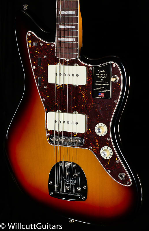Fender American Vintage II 1966 Jazzmaster Rosewood Fingerboard 3-Color Sunburst (277) image 1