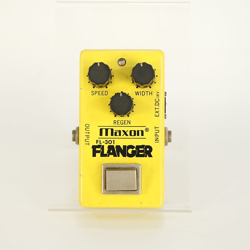 Maxon FL-301 Flanger (s/n 96396, Vintage, Rare 18V Version, Made