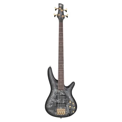 Ibanez SR300EDXBZM SR Standard 4 String Electric Bass - Black Ice Frozen Matte image 1