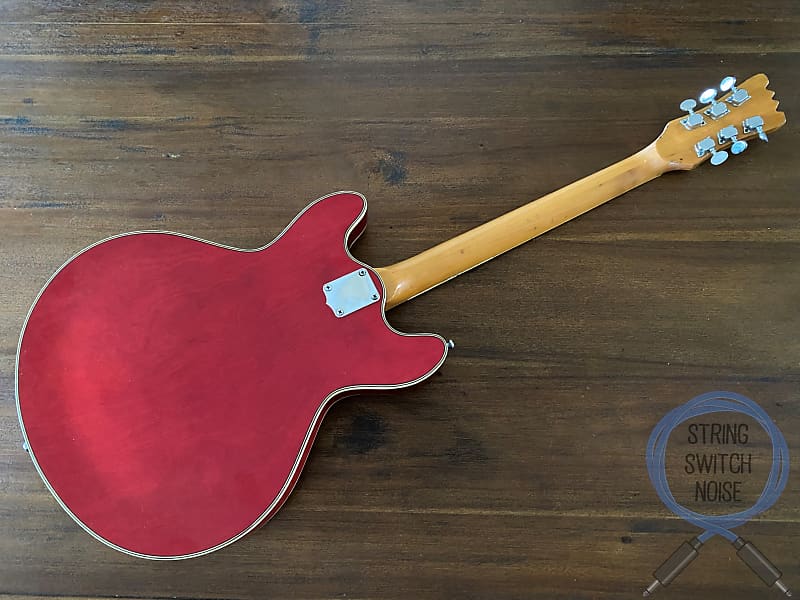 Mosrite Avenger, Hollowbody,1970s Vintage, Cherry, RARE | Reverb