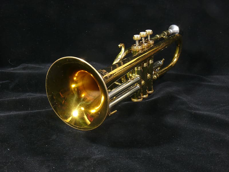 York National Cornet Cool Horn Serviced and ready to play Jazz Mouthpiece case image 1