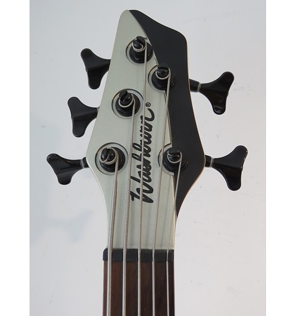 Washburn BB-5 5-String Active Bantam Bass Guitar - Gun Metal Grey Satin