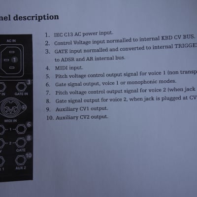 Antonus 2600 duophonic analogue synthesizer 2022 - black/orange image 12