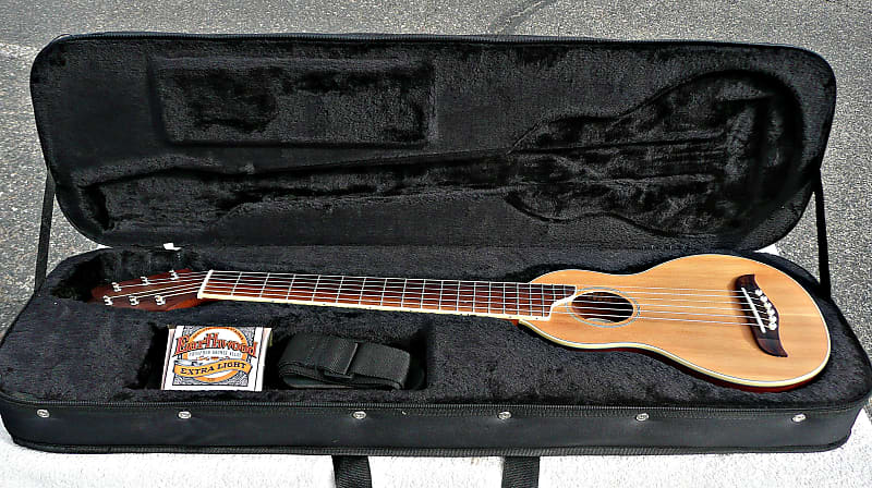 Washburn RO10 Rover Steel String Travel Acoustic Guitar Natural