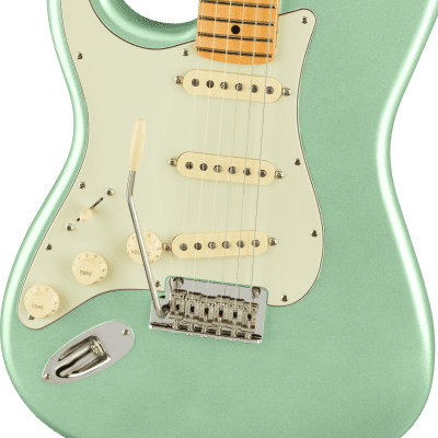 Fender American Professional II Stratocaster® Left-Hand (DEMO) - Mystic Surf Green image 1