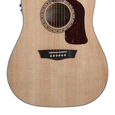 Washburn HD10SCE Heritage Series Dreadnought Cutaway Solid Spruce 6-String  Acoustic-Electric Guitar image 2