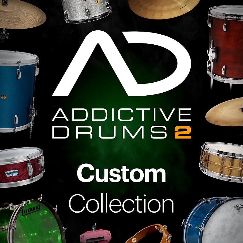 New XLN Audio Addictive Drums 2 Custom Collection MAC/PC VST AU AAX Software - (Download/Activation Card) image 1