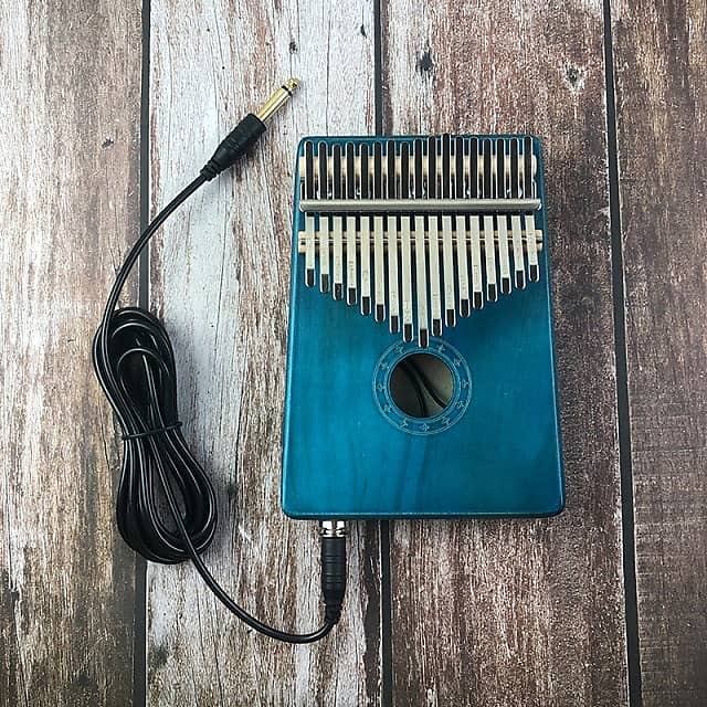 electric kalimba - Blue with Cable image 1