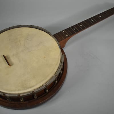 c. 1920's 4-String Tenor Banjo Natural NEEDS WORK image 7
