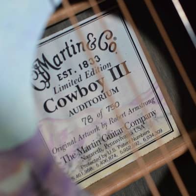 Martin Cowboy III Limited Edition 78 of 750 w Hardshell Case & FAST Shipping image 8