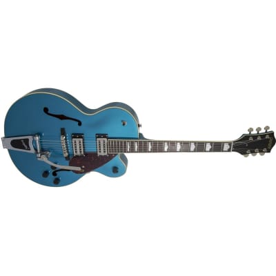 Gretsch G2420T Streamliner Hollow Body Electric Guitar, Laurel Fingerboard, Riviera Blue image 7