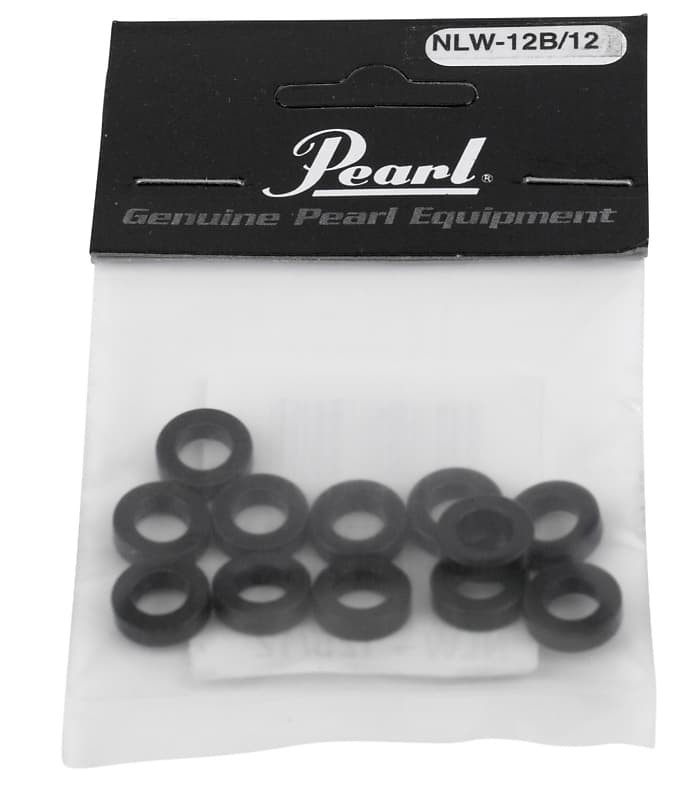 Pearl - NLW12B/12 - Nylon Tension Rod Washers, Black (12-Piece) image 1