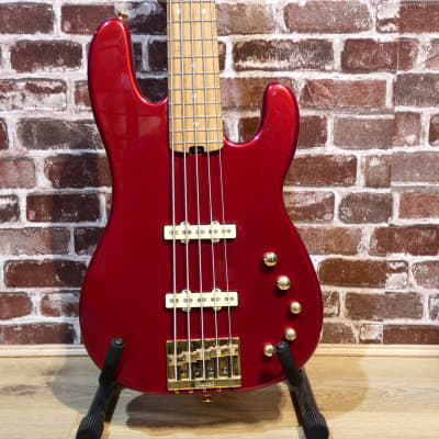 Charvel Pro-Mod San Dimas Bass JJ V - Candy Apple Red Metallic image 2
