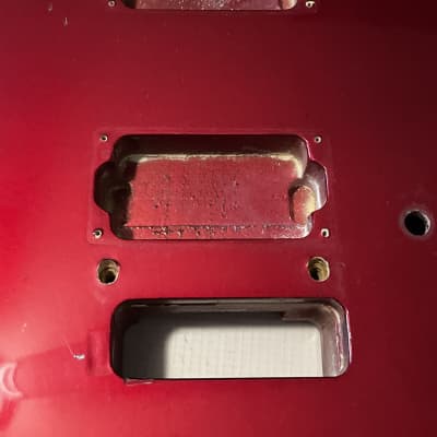 1980's Made in Japan Kramer Focus 2000 Candy Apple Red Guitar Body Floyd Ready image 7