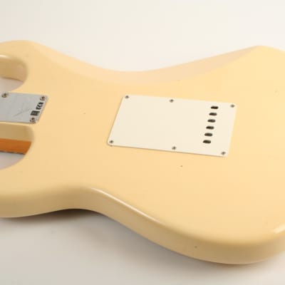 Fender Custom Shop Limited Edition '67 Stratocaster HSS Journeyman Relic Guitar Aged Vintage White CZ577133 image 9