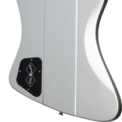 Mint Epiphone Inspired by Gibson Custom 1963 Firebird I Silver Mist w/case image 3