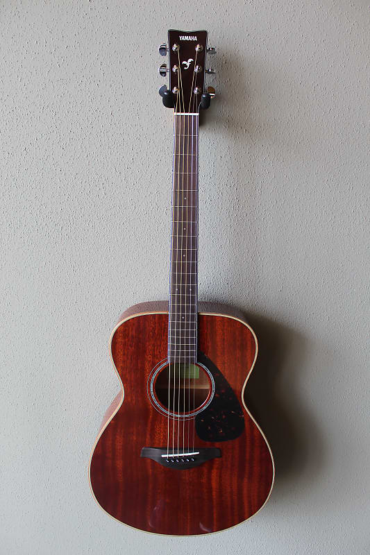 Yamaha FS850 Mahogany Concert Acoustic Guitar Natural | Reverb