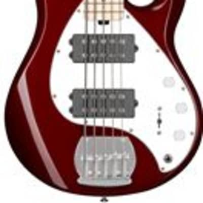 Sterling StingRay SR5HH Bass Candy Apple Red image 1