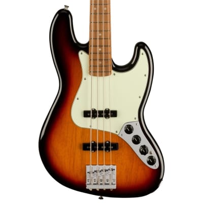 Fender Player Plus Jazz Bass (3-Color Sunburst, Pau Ferro Fretboard) for sale