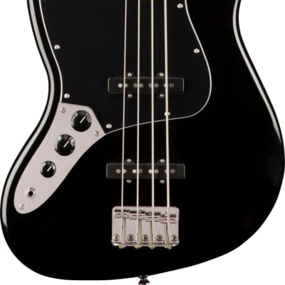Squier Left-Handed Classic Vibe '70s Jazz Bass, Maple Fingerboard, Black image 1