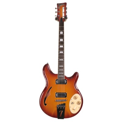 Italia Rimini 6 Electric Guitar, Honey Sunburst image 3