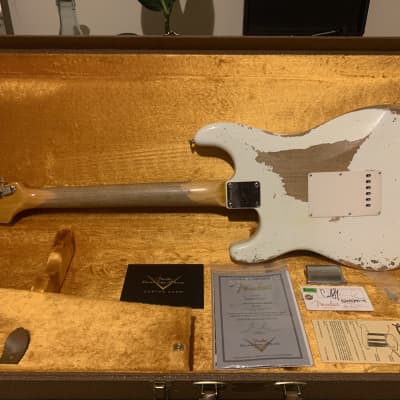 Fender Custom Shop 1960 Stratocaster Heavy Relic Olympic White image 2