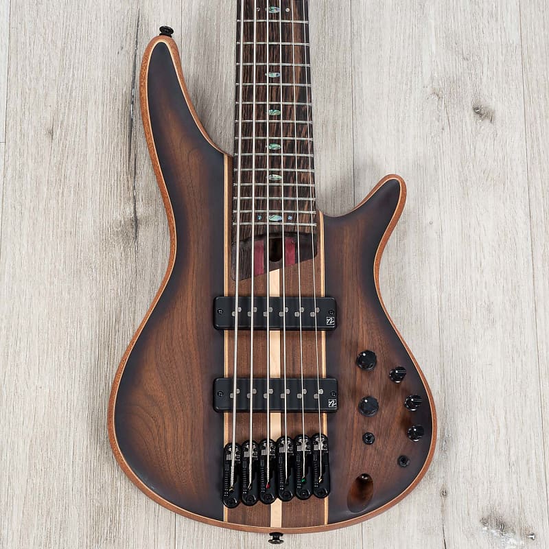 Ibanez SR1356B SR Premium 6-String Bass, Panga Panga, Dual | Reverb