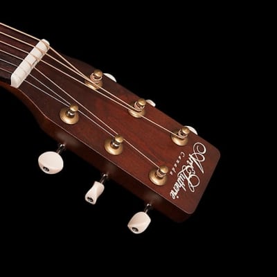 Art & Lutherie Roadhouse Q-Discrete Denim Blue Parlor Acoustic Electric Guitar (Model # 047079) image 11
