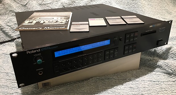 Roland D-550 リニア・シンセサイザー Roland D-550 (D-50) Linear Synthesizer Rack