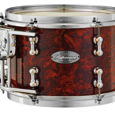 Pearl Music City Custom 12"x8" Reference Pure Series Tom RED GLASS RFP1208T/C407 image 8